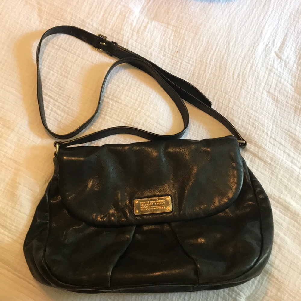 Marc Jacobs black leather crossbody